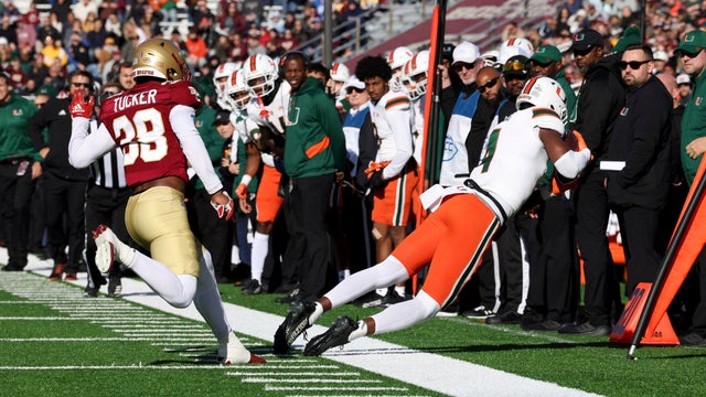 Miami Boston College Football 