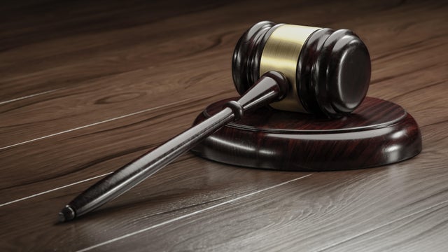 Gavel Mallet of justice. Law Legal System Crime concept. 3d illustration 