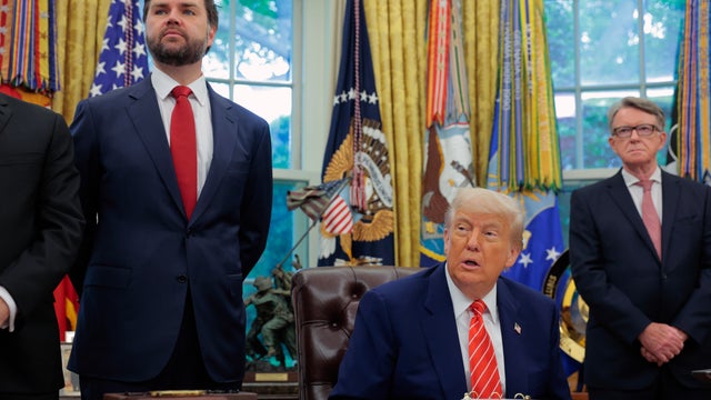 President Trump Announces A Trade Agreement With The United Kingdom 