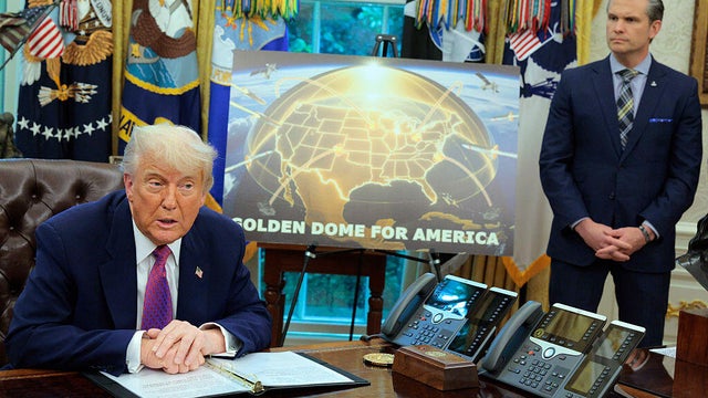 President Trump Makes Announcement With Defense Secretary Hegseth In The Oval Office 